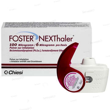 Picture of Foster Nexthaler 100/6mg Inhaler Powder 1s
